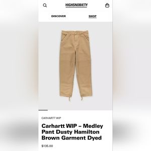 Brand New Carhartt Pants